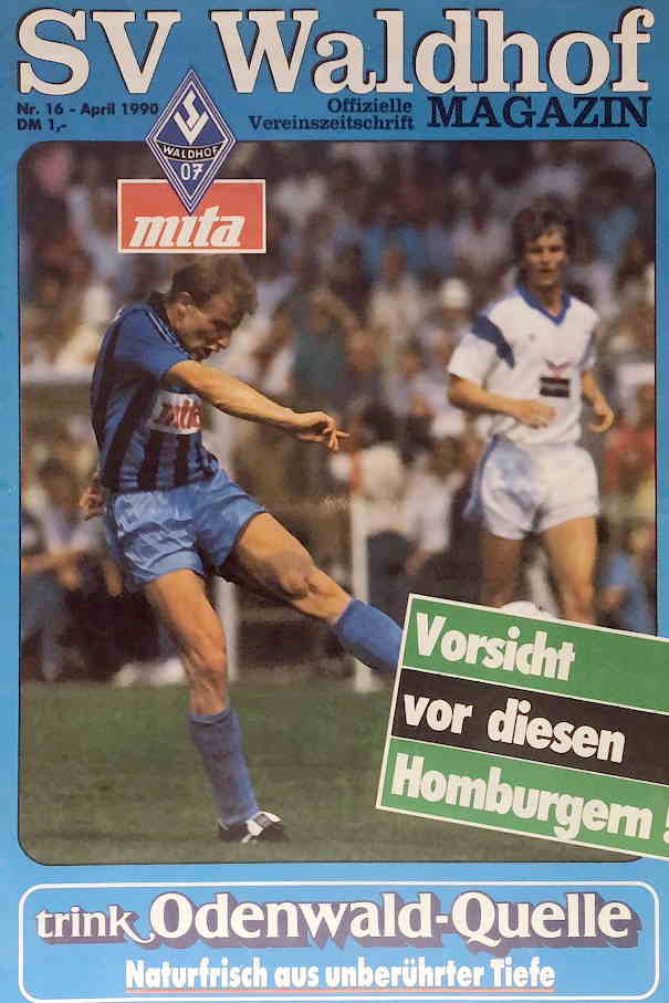 Magazin 30.Sp 1989-1990 Waldhof Mannheim - FC 08 Homburg.jpg