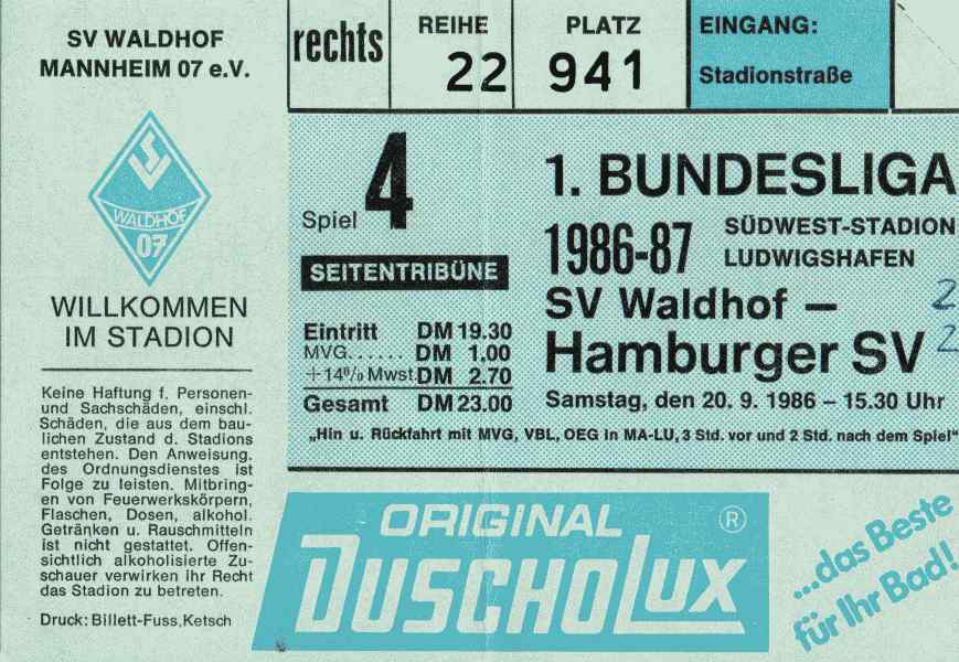 Karte Waldhof Hamburger SV 20 9 1986.jpg