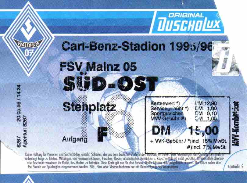Karte Waldhof Mannheim 1 FSV Mainz 05 24 Mai 1996.jpg