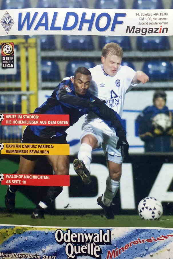 Magazin 14.Spieltag 1999-2000 SVW FC Energie Cottbus.jpg