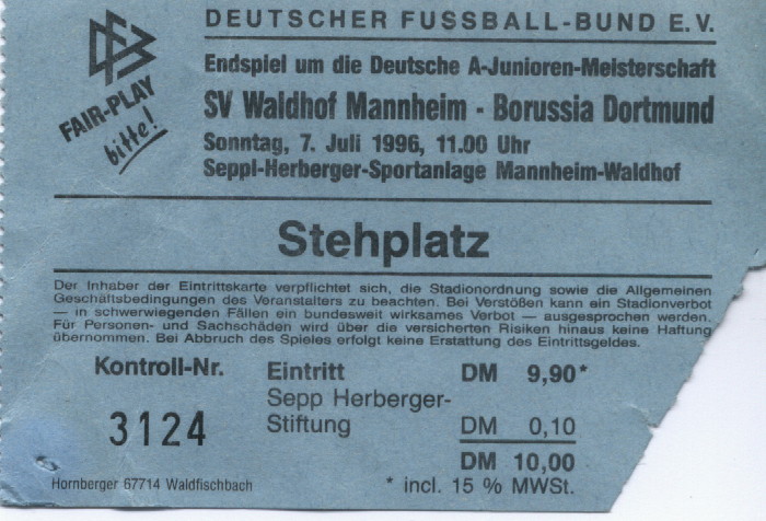 SVW - Borussia Dortmund, 07.07.1996, A-Jugend Dt. Meisterschaft.JPG