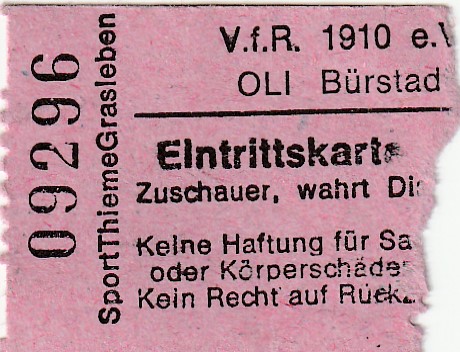 Eintrittskarte 1977 78 VfR Bürstadt-SV Chio Waldhof.jpg