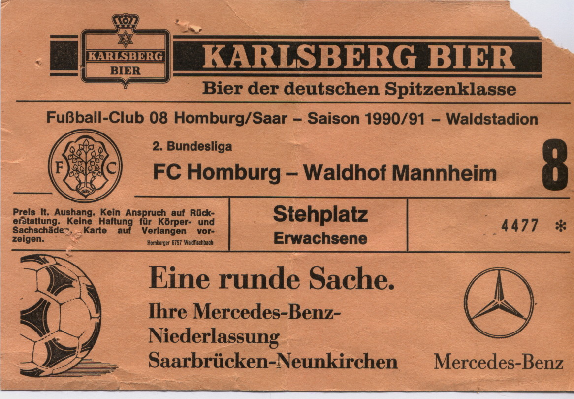 FC Homburg - SVW, 2. BL, 1990-1991, 1-1.JPG