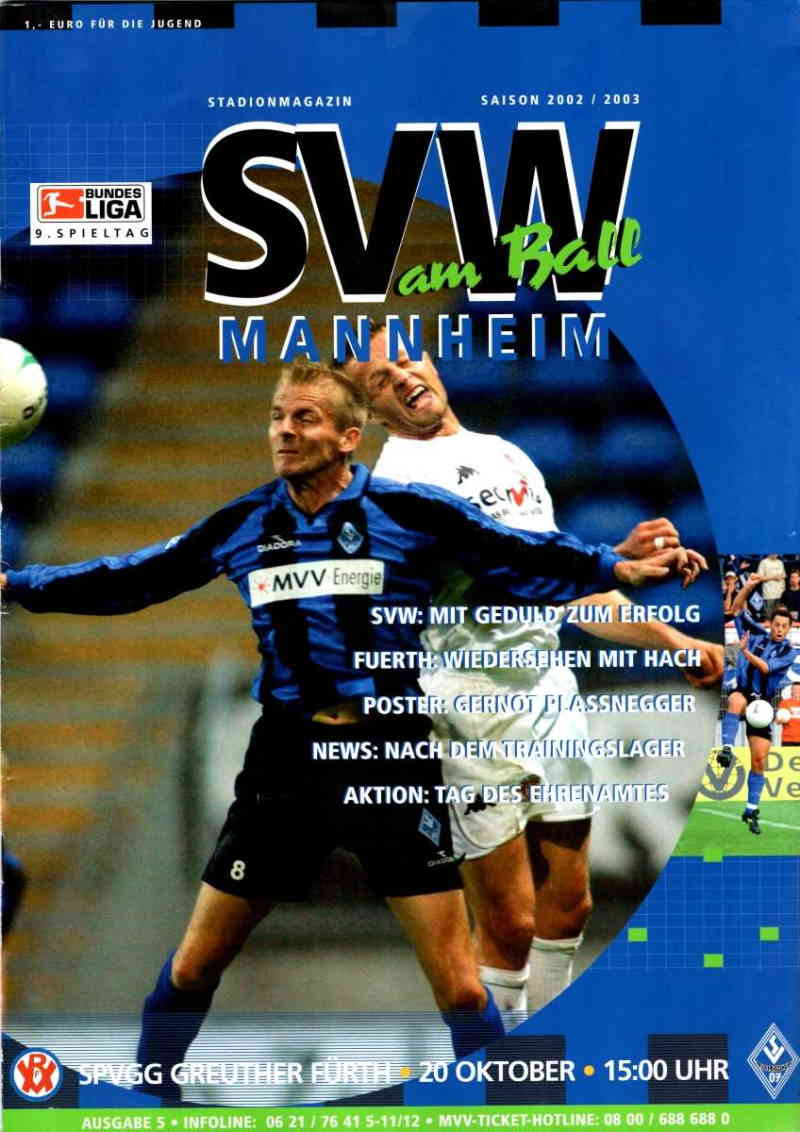 Magazin 9.Spieltag SVW SpVgg Greuther Fürth 2002 03.jpg