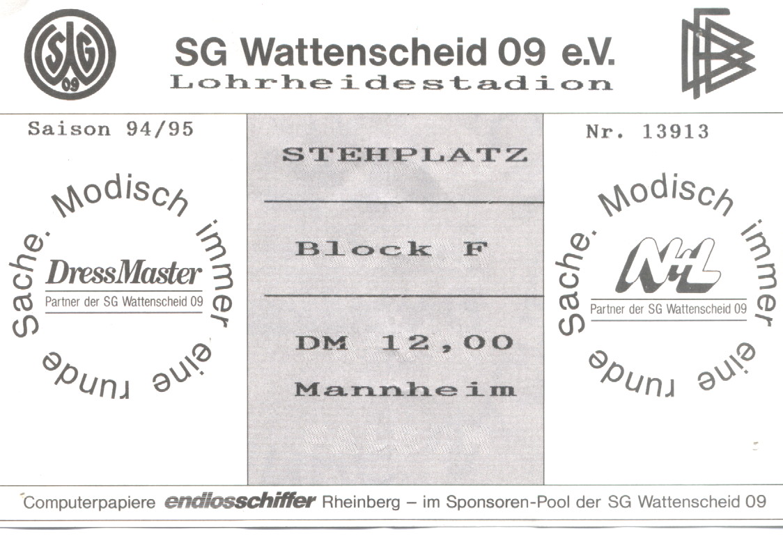 SG Wattenscheid 09 e. V. - SVW, 2. BL, 1994-1995, 2-2.JPG