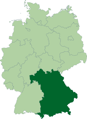 Deutschland Lage von Bayern.svg