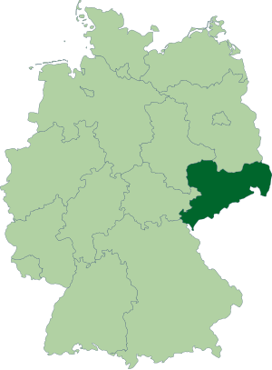 Deutschland Lage von Sachsen.svg