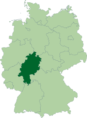 Deutschland Lage von Hessen.svg